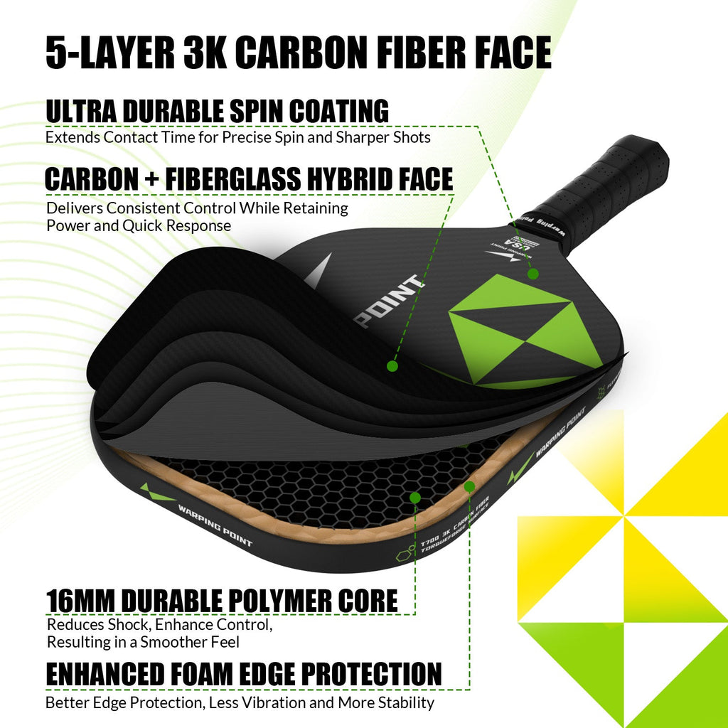 Impact Pickleball Paddle 16mm Built for Control, Durability & Competitive Play